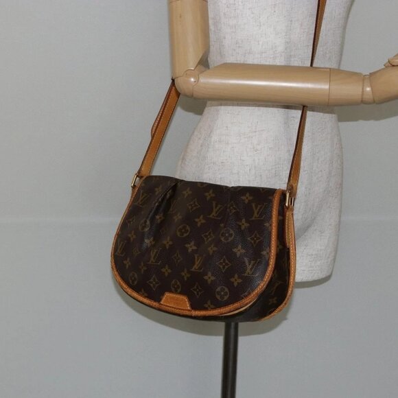 LOUIS VUITTON Monogram Menilmontant PM Shoulder Bag M40474 LV Auth ep10977 - Picture 1 of 16